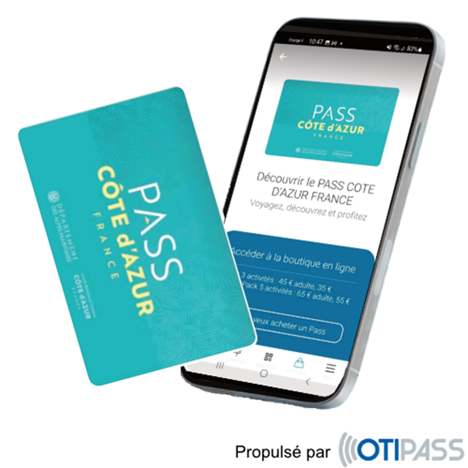 Achat Pass Côte d'Azur France sur le site Pass France